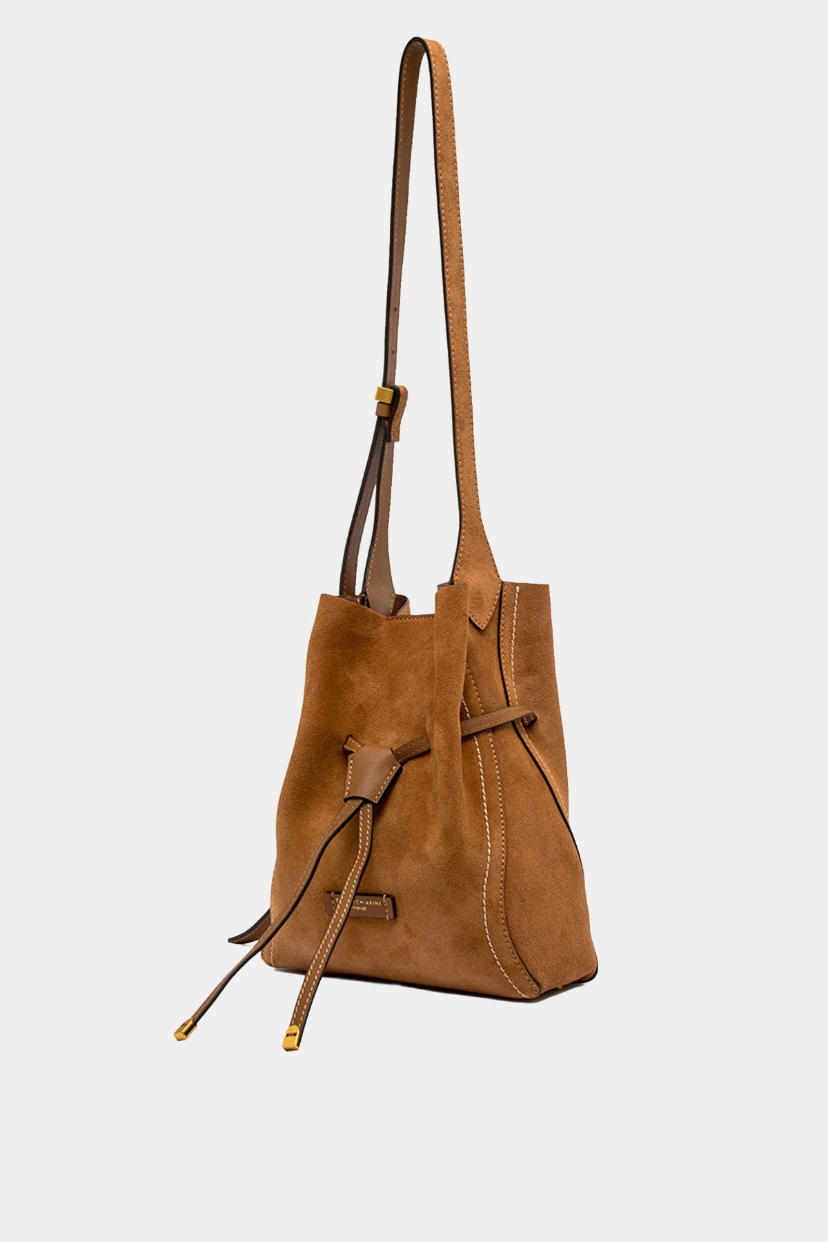 Gianni Chiarini Sienna Süet Omuz Çantası-Çanta-Libas