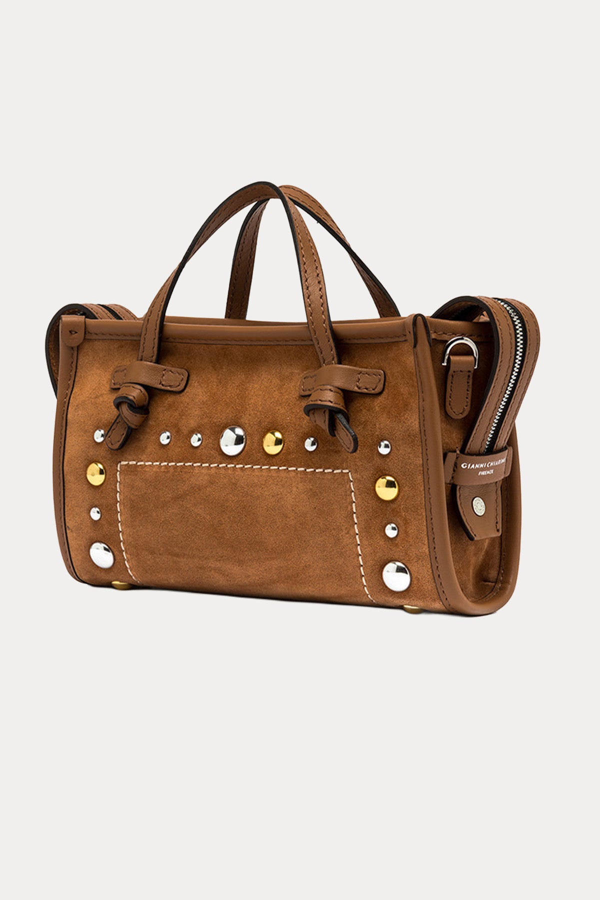 Gianni Chiarini Marcella Joy Troklu Süet Çanta-Çanta-Libas