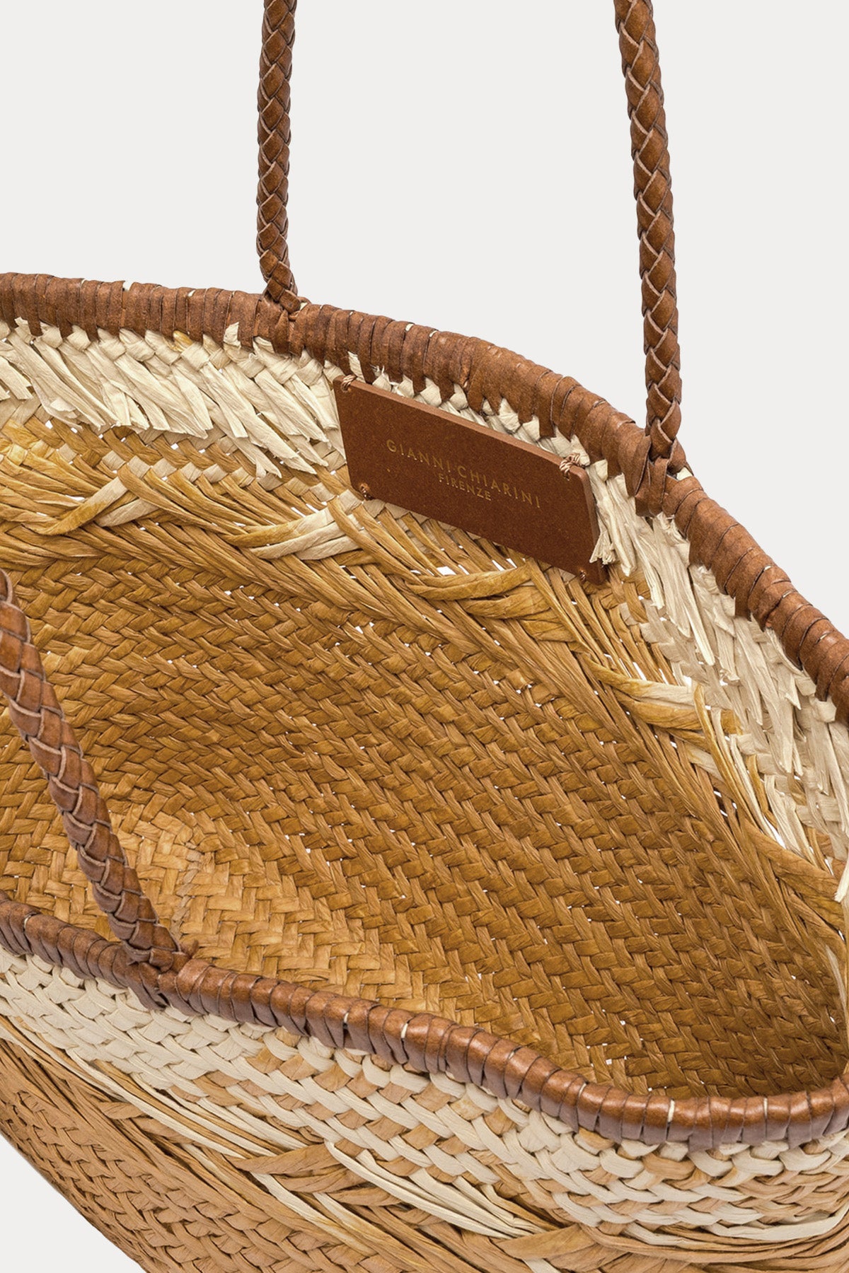 Gianni Chiarini Paloma Hasır Örgü Shopping Bag Çanta-Çanta-Libas