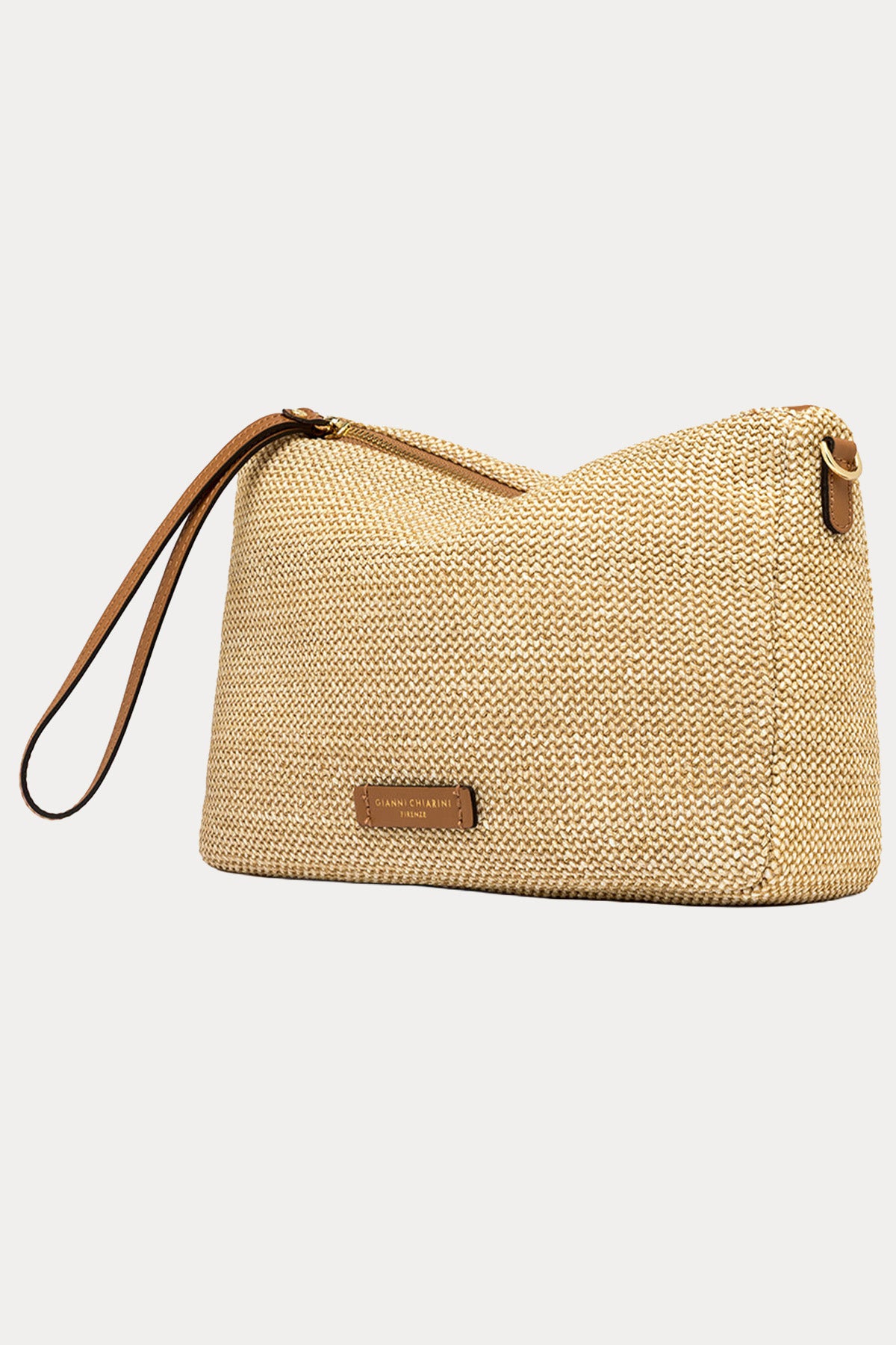 Gianni Chiarini Nora Hasır Örgü Clutch Çanta-Çanta-Libas
