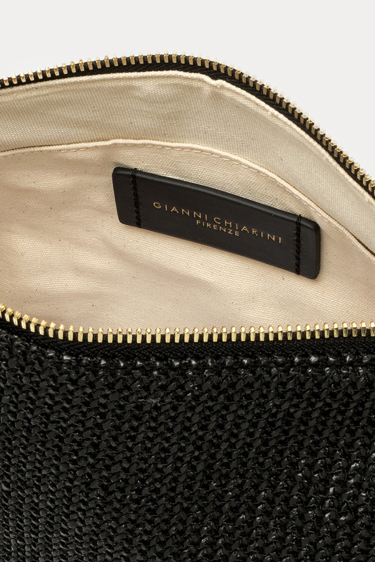 Gianni Chiarini Nora Hasır Örgü Clutch Çanta-Çanta-Libas