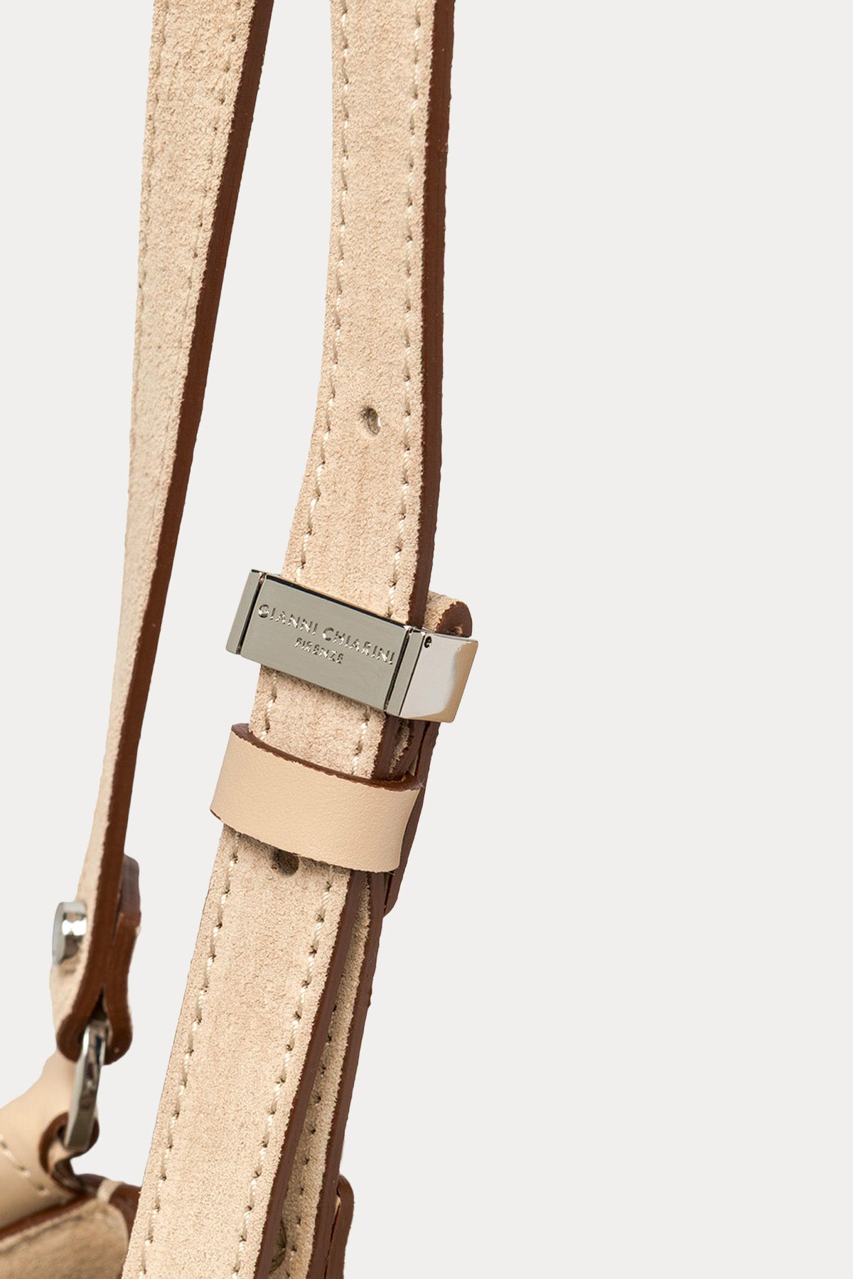 Gianni Chiarini Bloom Troklu Süet Omuz Çantası-Çanta-Libas