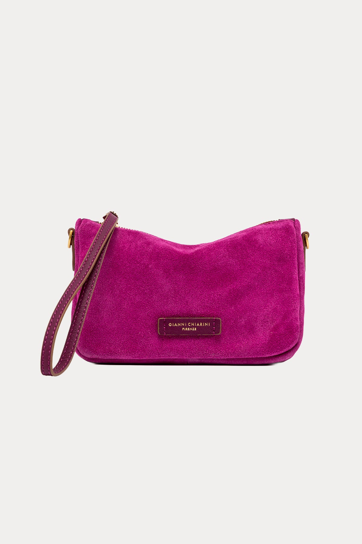 Gianni Chiarini Nora Süet Clutch Çanta-Çanta-Libas