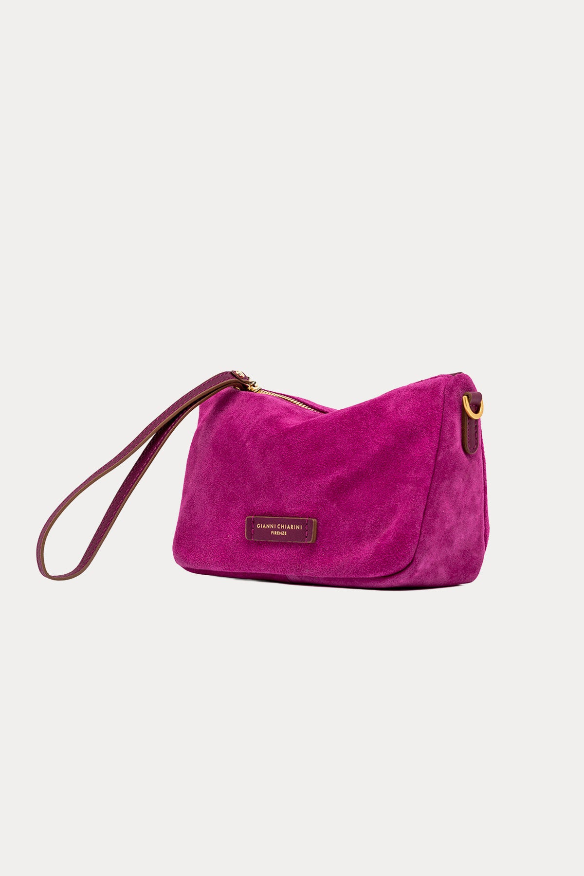 Gianni Chiarini Nora Süet Clutch Çanta-Çanta-Libas