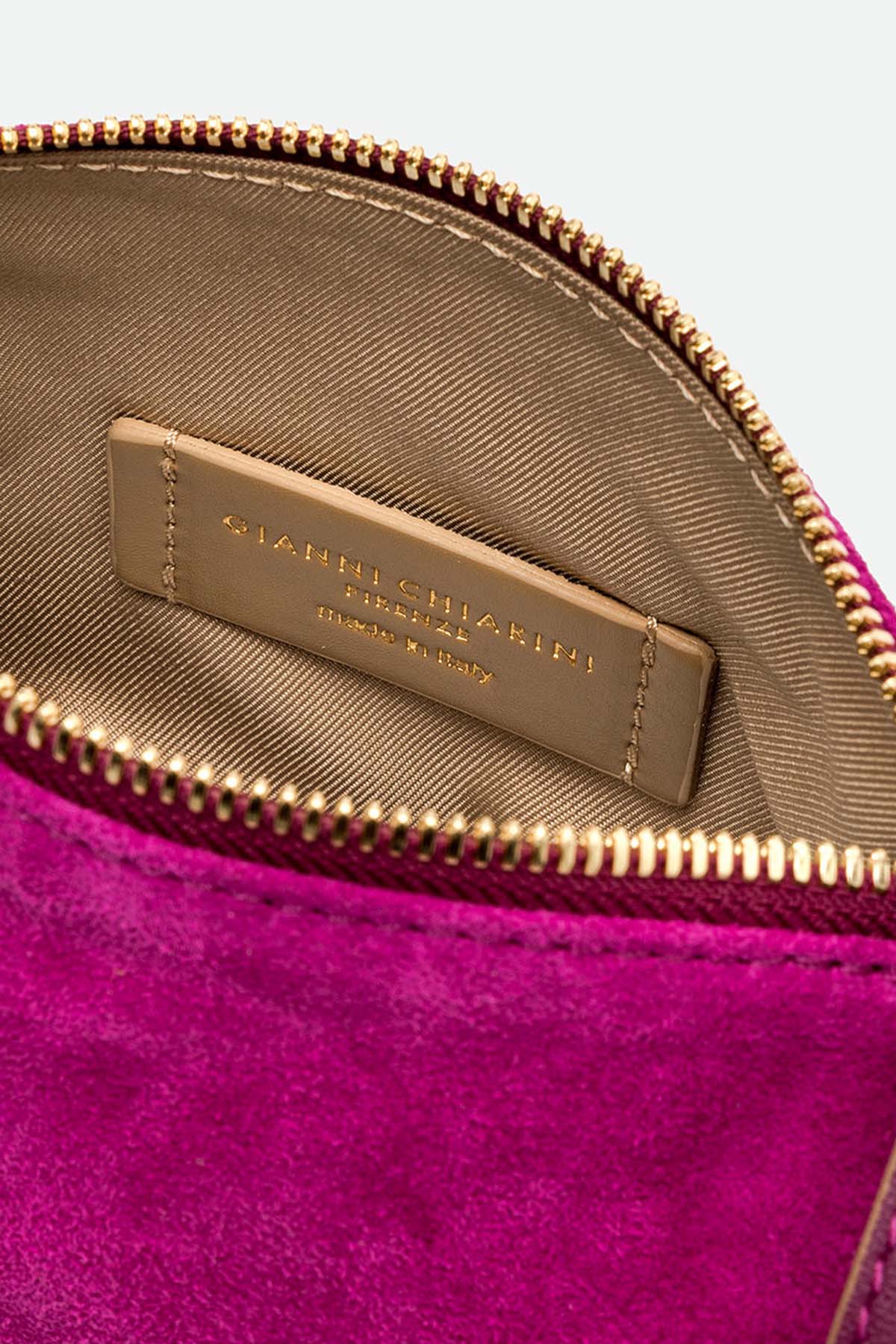 Gianni Chiarini Nora Süet Clutch Çanta-Çanta-Libas
