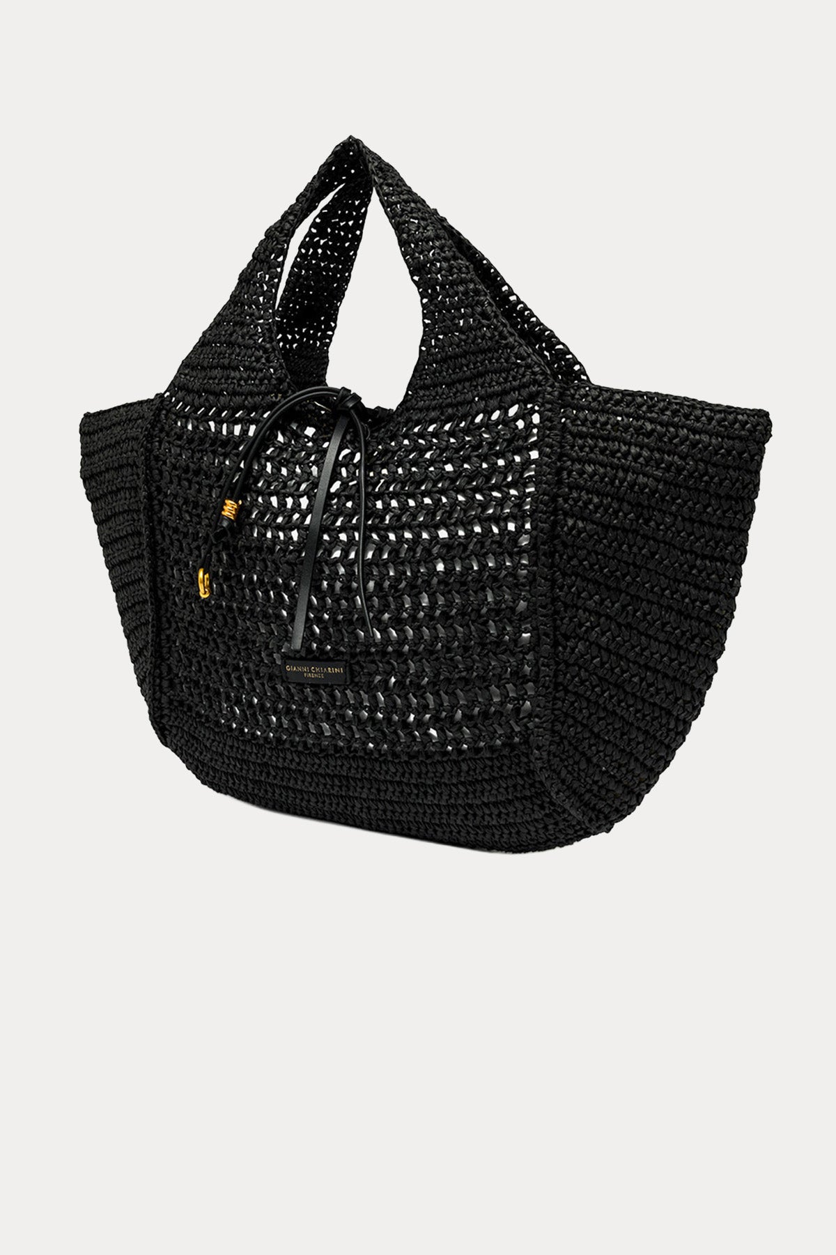 Gianni Chiarini Nefeli Hasır Örgü Omuz Çantası-Çanta-Libas