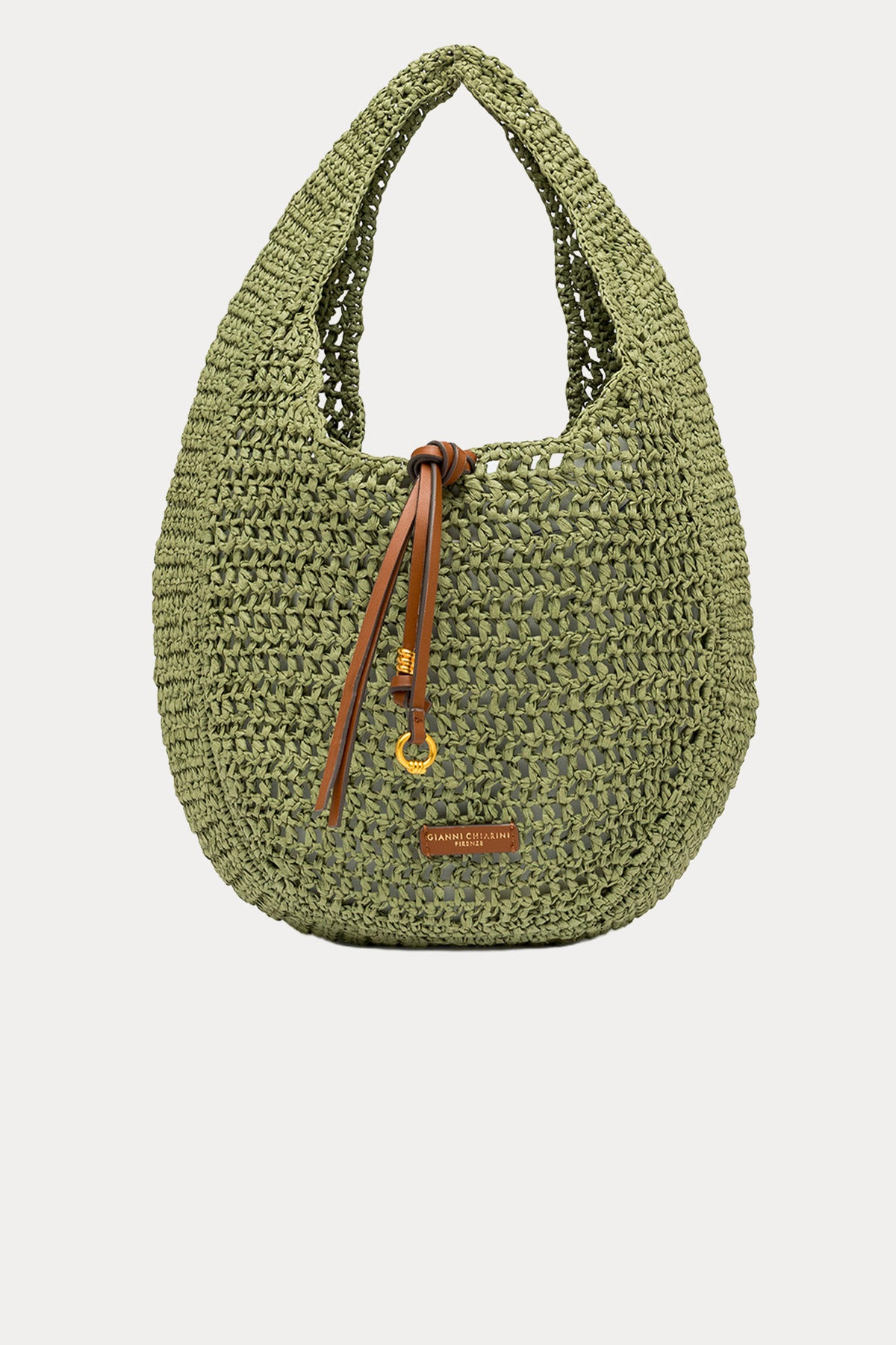 Gianni Chiarini Nefeli Hasır Örgü Omuz Çantası-Çanta-Libas