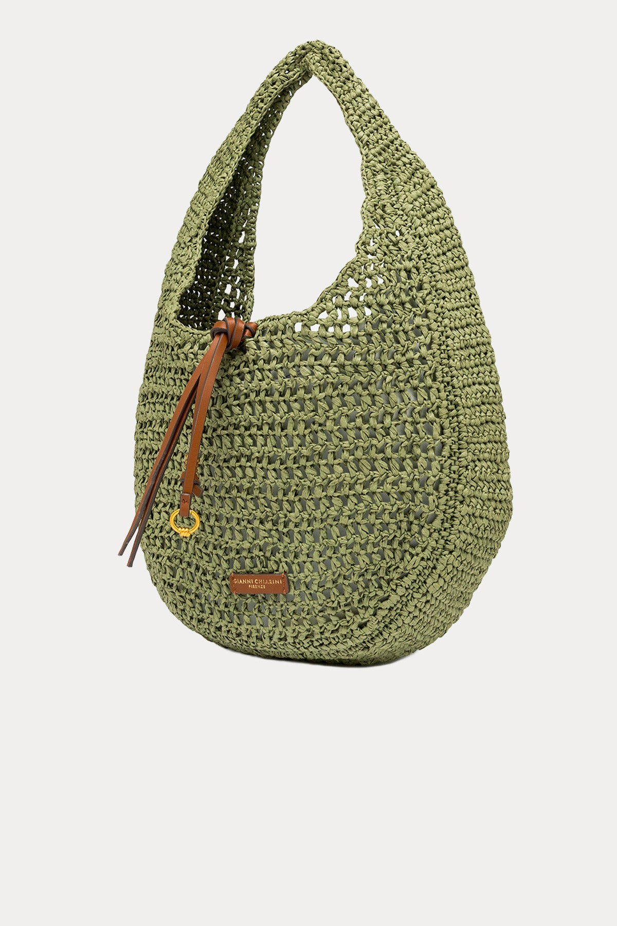 Gianni Chiarini Nefeli Hasır Örgü Omuz Çantası-Çanta-Libas
