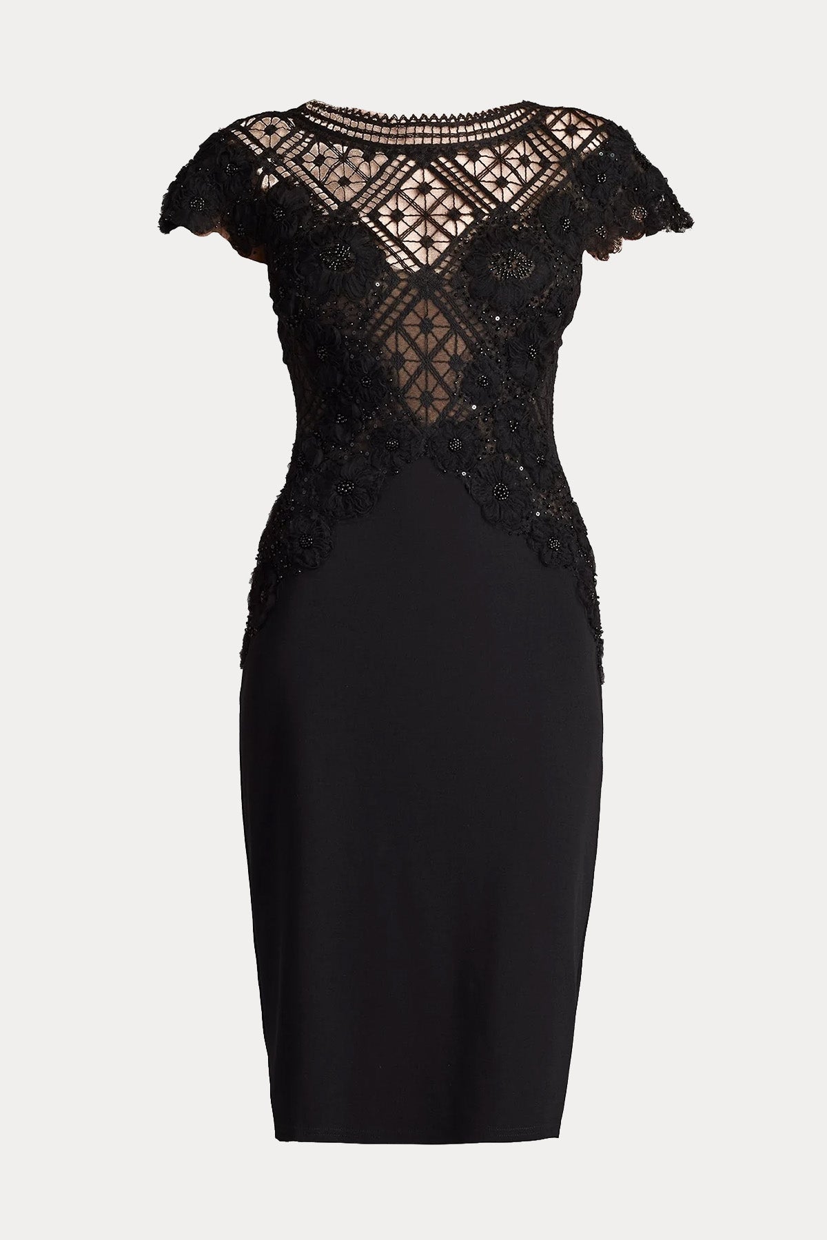 Tadashi Shoji Slim Fit Dizüstü Abiye Elbise