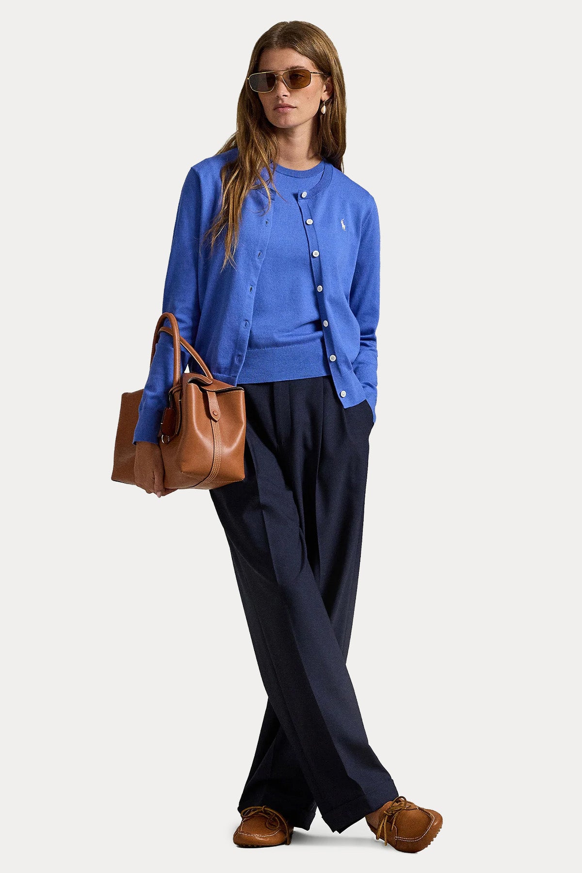 Polo Ralph Lauren Yuvarlak Yaka İnce Örgü Triko