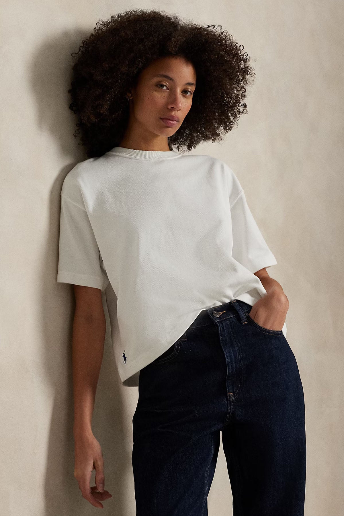 Polo Ralph Lauren Relaxed Crop Fit Pony Logolu T-shirt