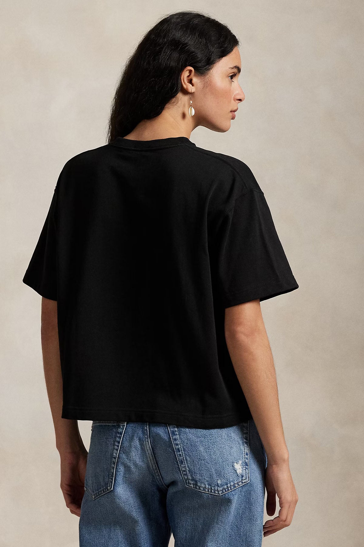 Polo Ralph Lauren Relaxed Crop Fit Pony Logolu T-shirt