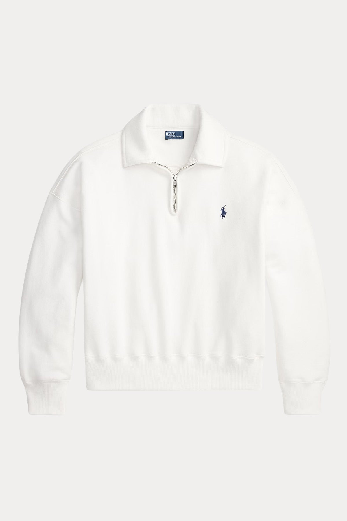 Polo Ralph Lauren Relaxed Fit Polo Yaka Yarım Fermuarlı Sweatshirt