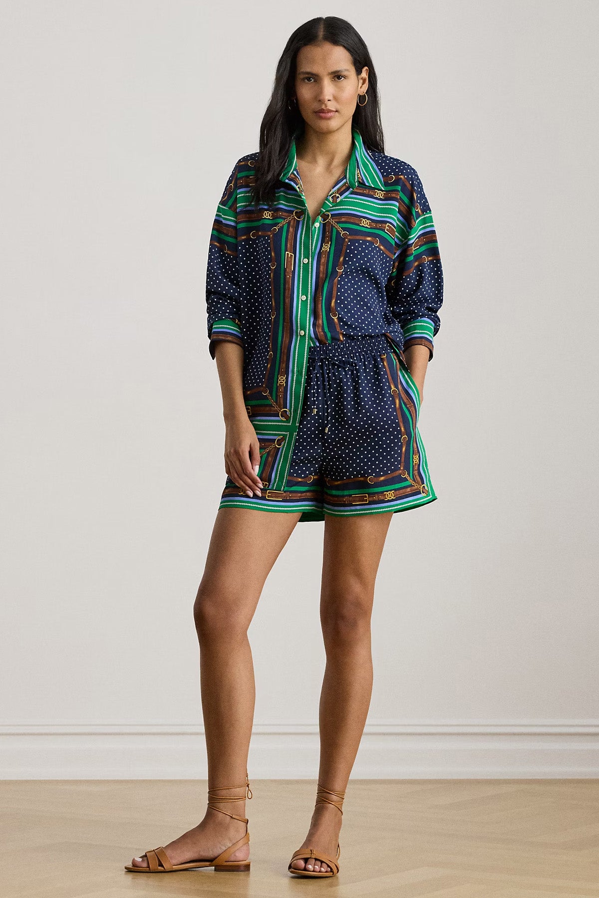 Polo Ralph Lauren Relaxed Fit Beli Lastikli Şort