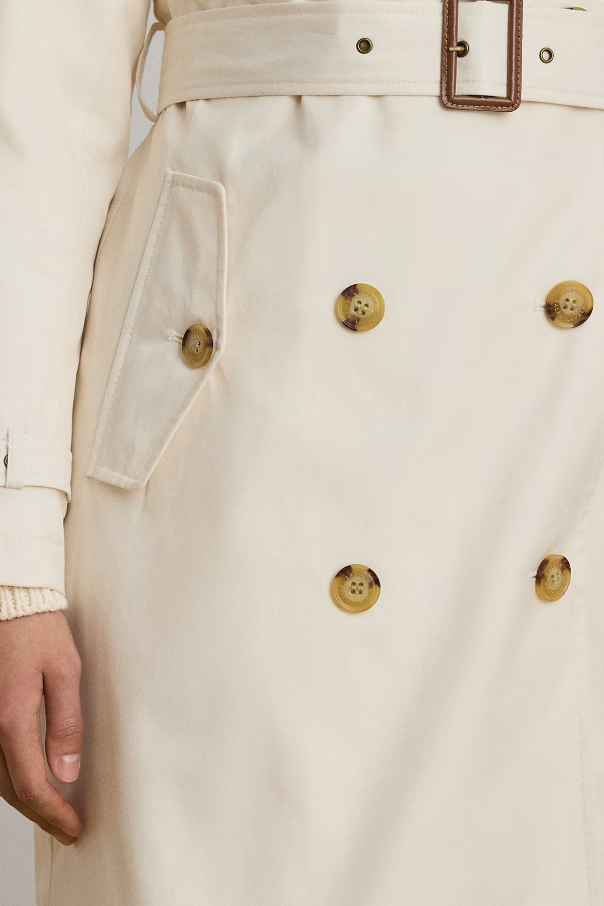 Polo Ralph Lauren Kruvaze Kemerli Trençkot