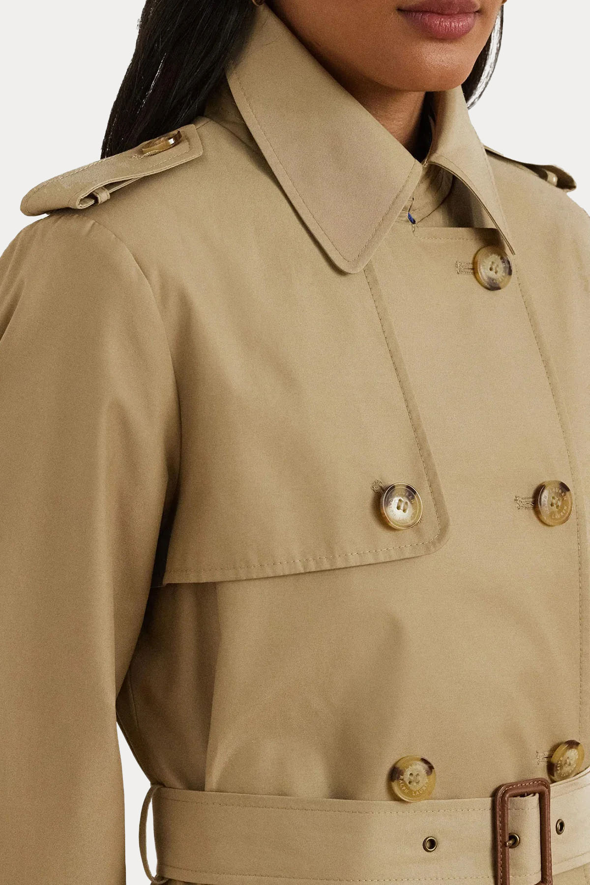 Polo Ralph Lauren Kruvaze Kemerli Trençkot