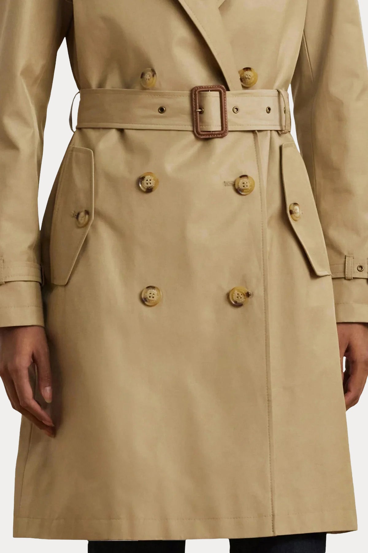 Polo Ralph Lauren Kruvaze Kemerli Trençkot