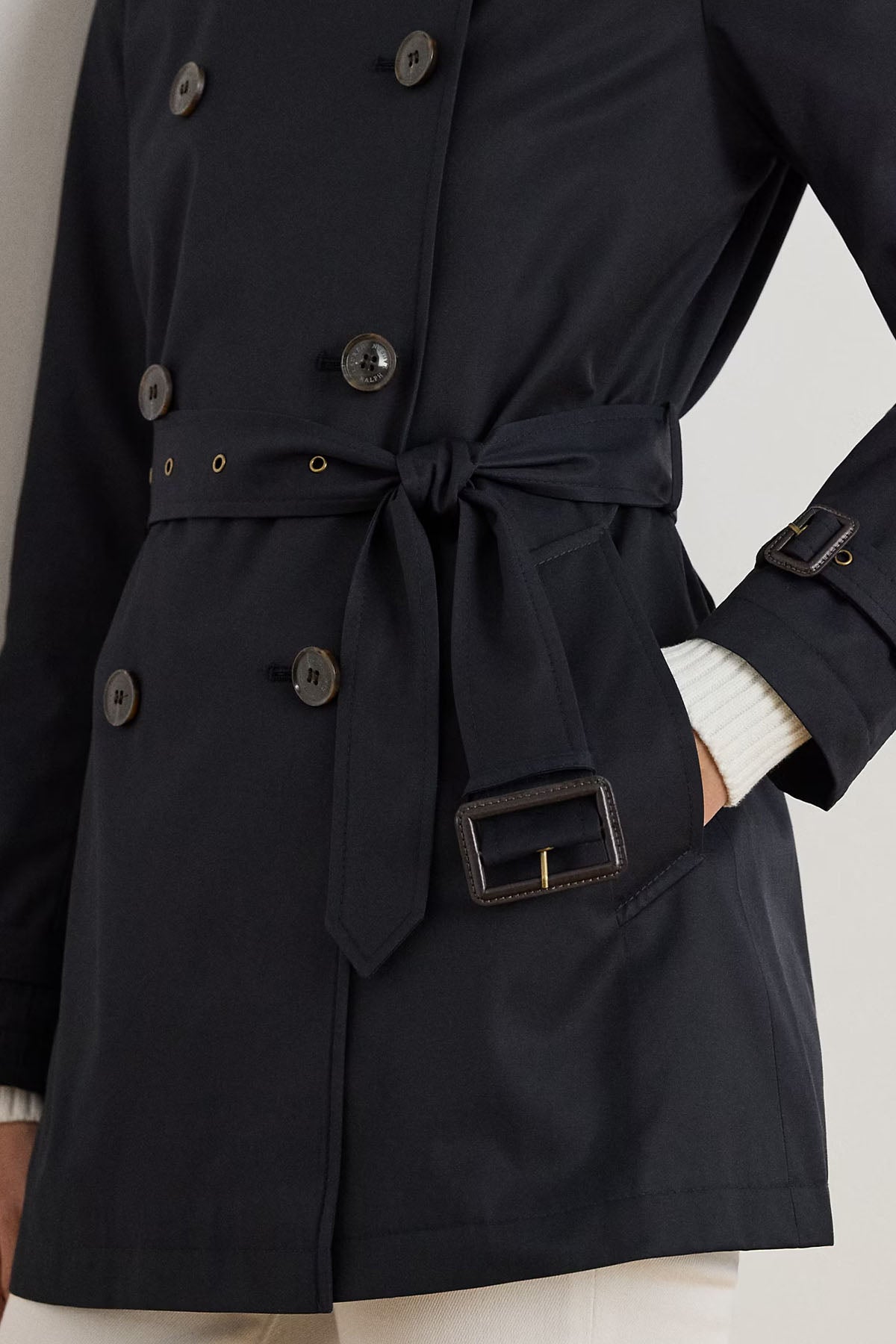 Polo Ralph Lauren Kruvaze Kemerli Trençkot