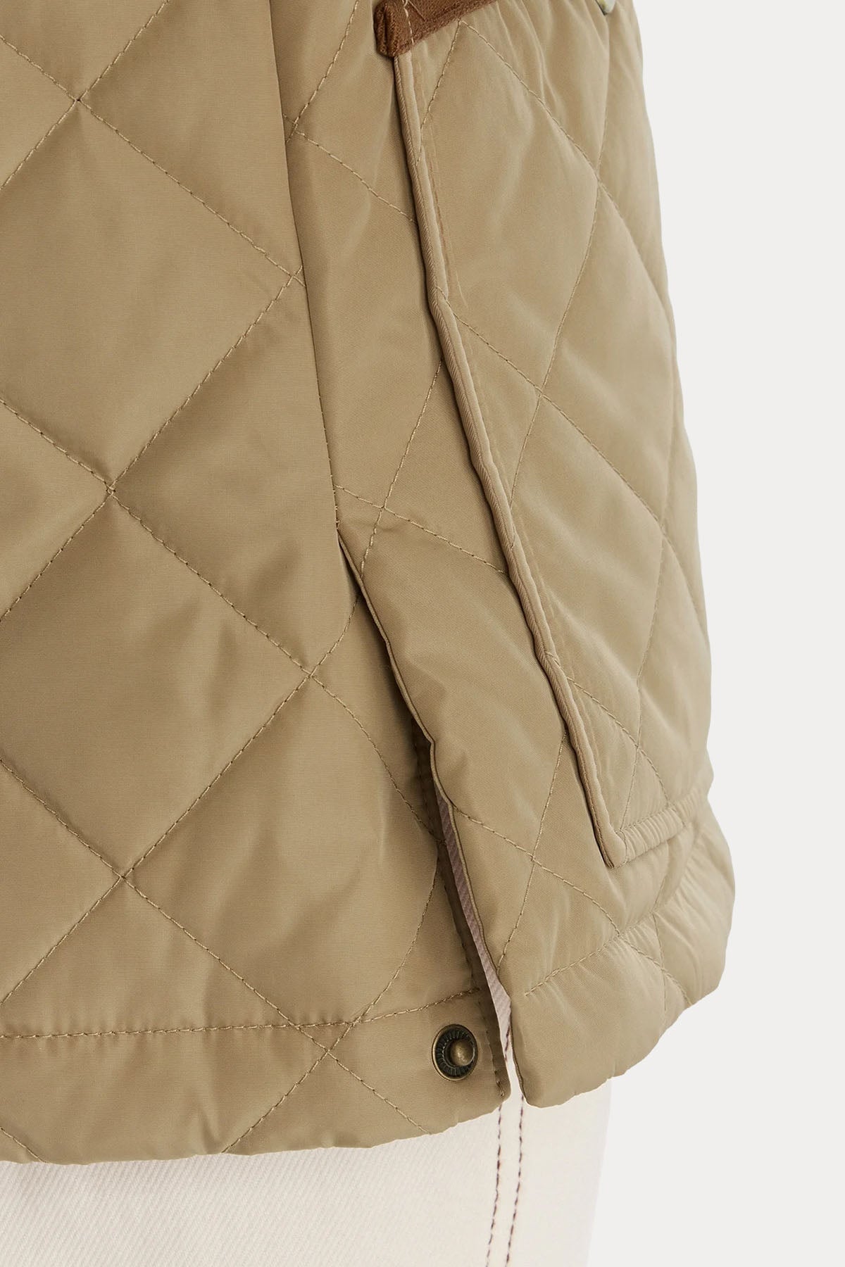 Polo Ralph Lauren Regular Fit Kapitone Desenli Puffer Mont