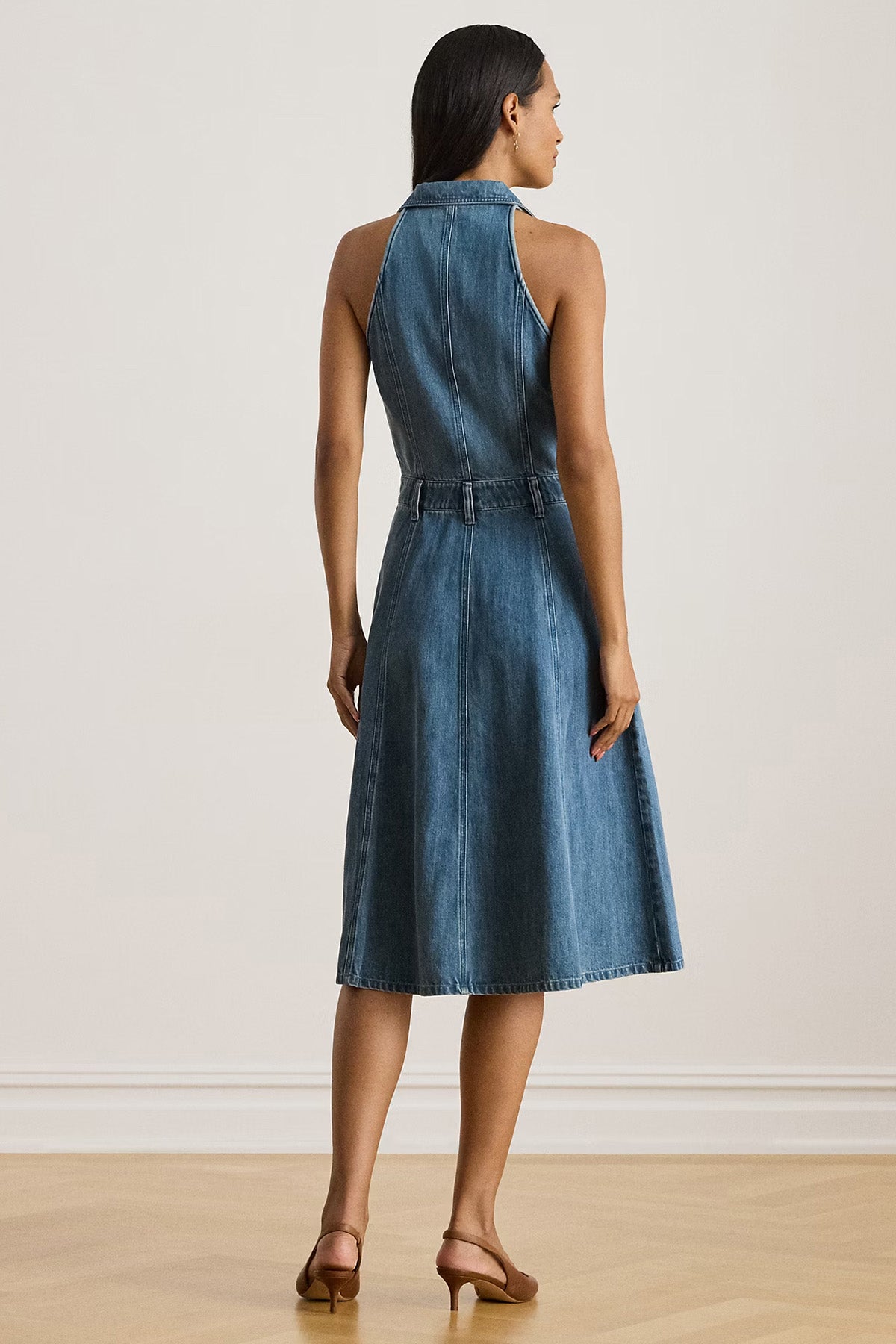 Polo Ralph Lauren Midi Denim Gömlek Elbise