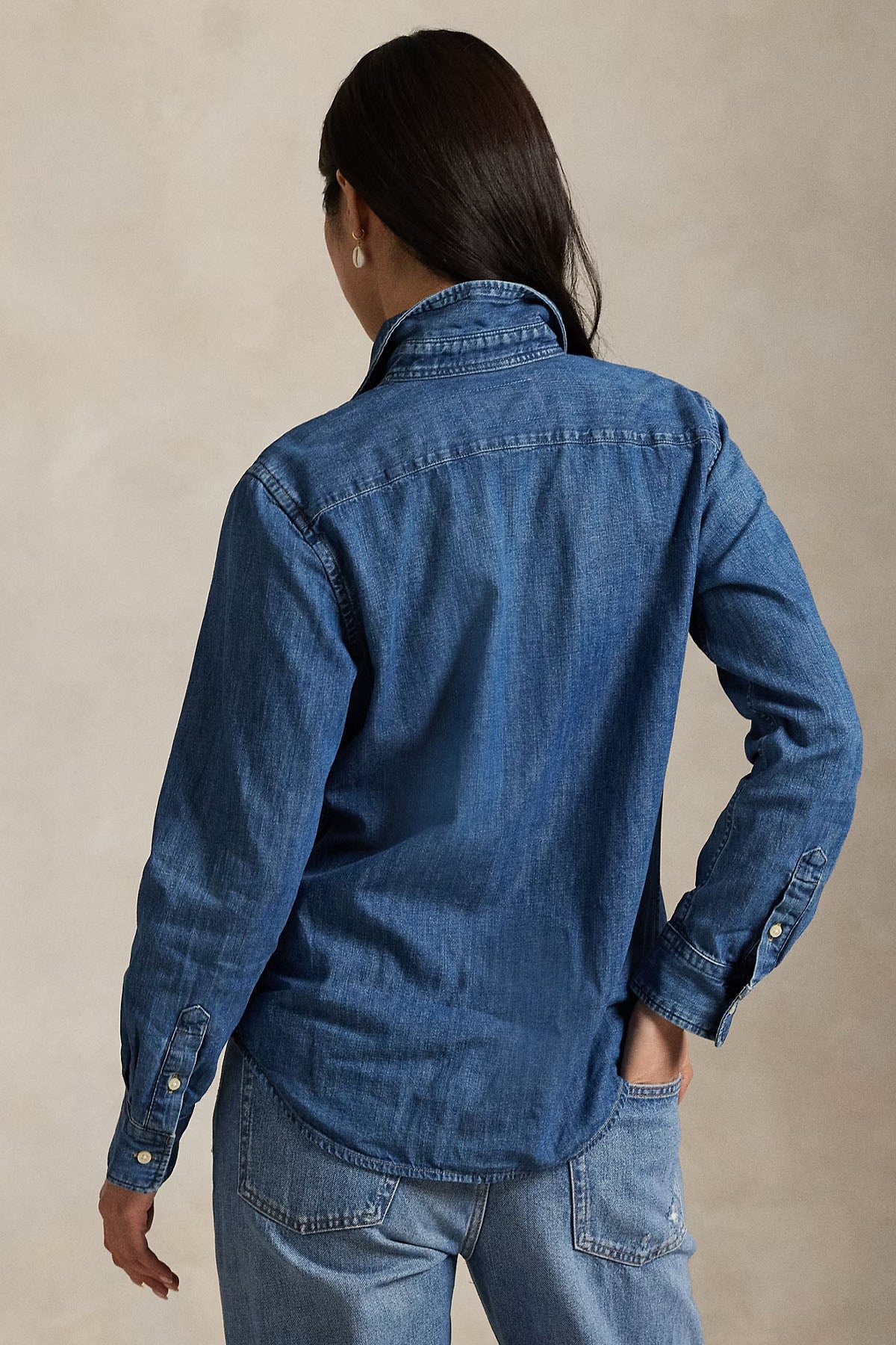 Polo Ralph Lauren Custom Fit Denim Gömlek