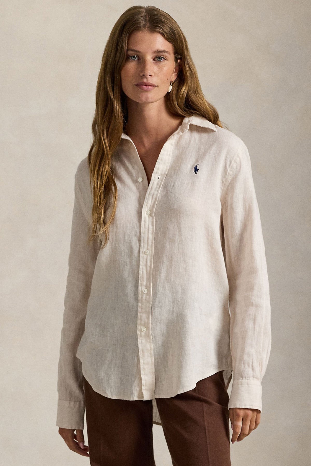 Polo Ralph Lauren Classic Fit Keten Gömlek