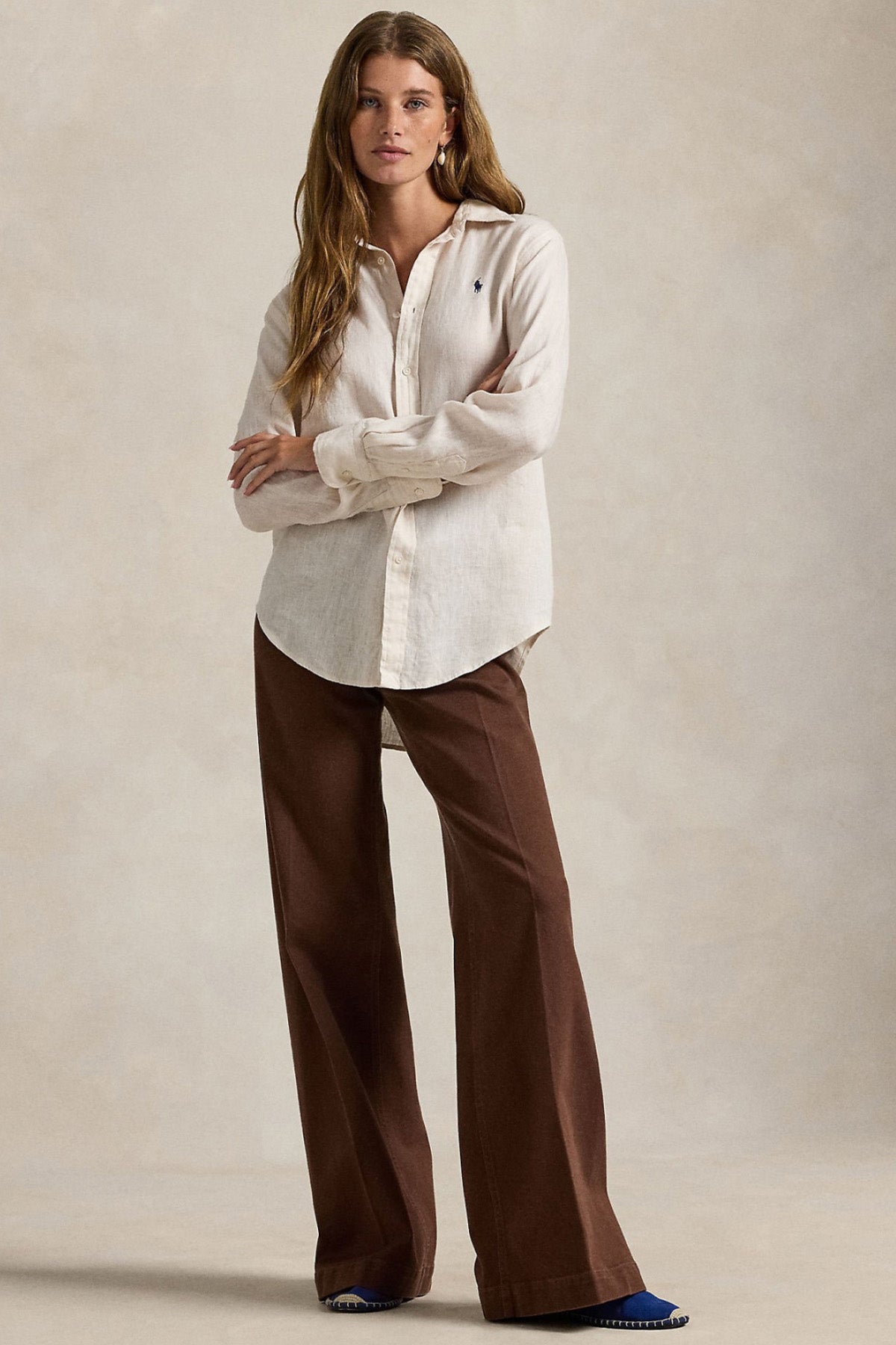 Polo Ralph Lauren Classic Fit Keten Gömlek