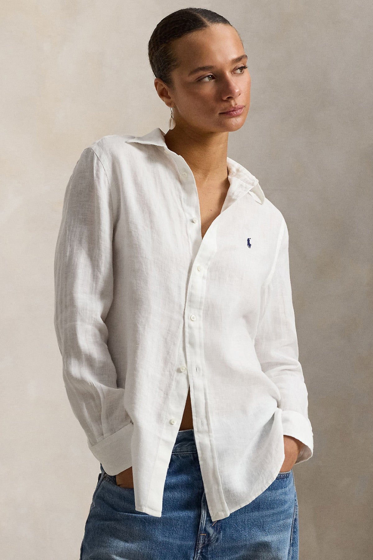 Polo Ralph Lauren Classic Fit Keten Gömlek