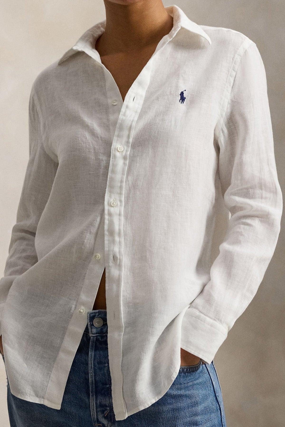 Polo Ralph Lauren Classic Fit Keten Gömlek