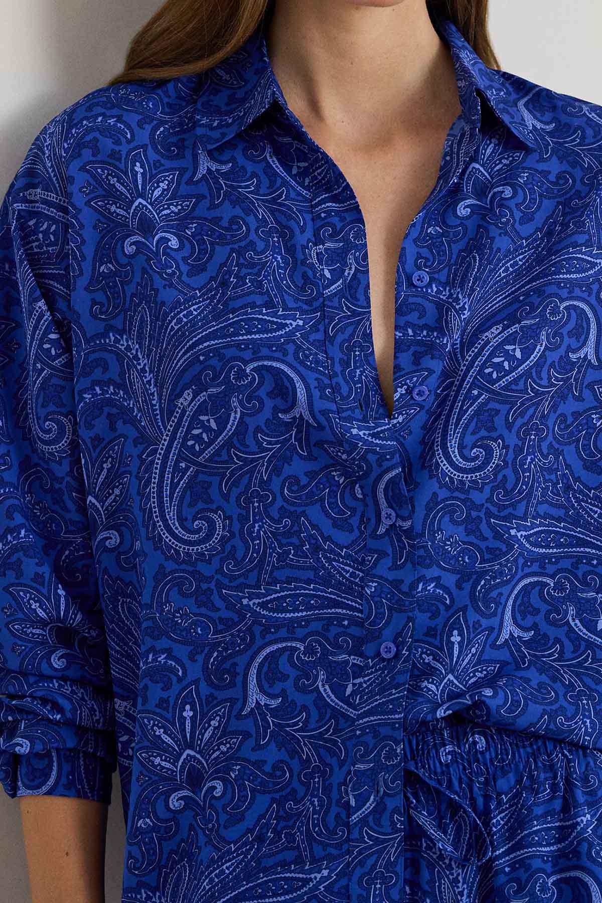 Polo Ralph Lauren Relaxed Fit Etnik Desenli Gömlek