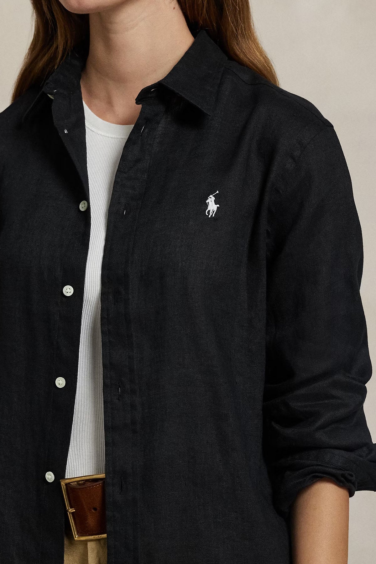 Polo Ralph Lauren Classic Fit Keten Gömlek