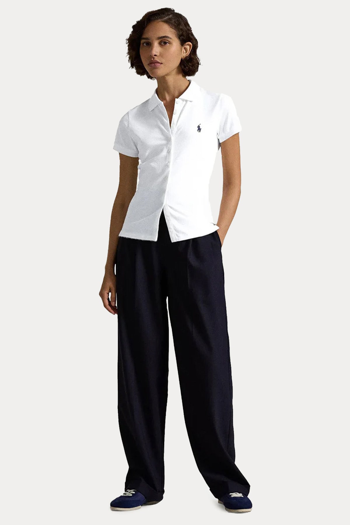 Polo Ralph Lauren Polo Yaka Pony Logolu Streç T-shirt Gömlek