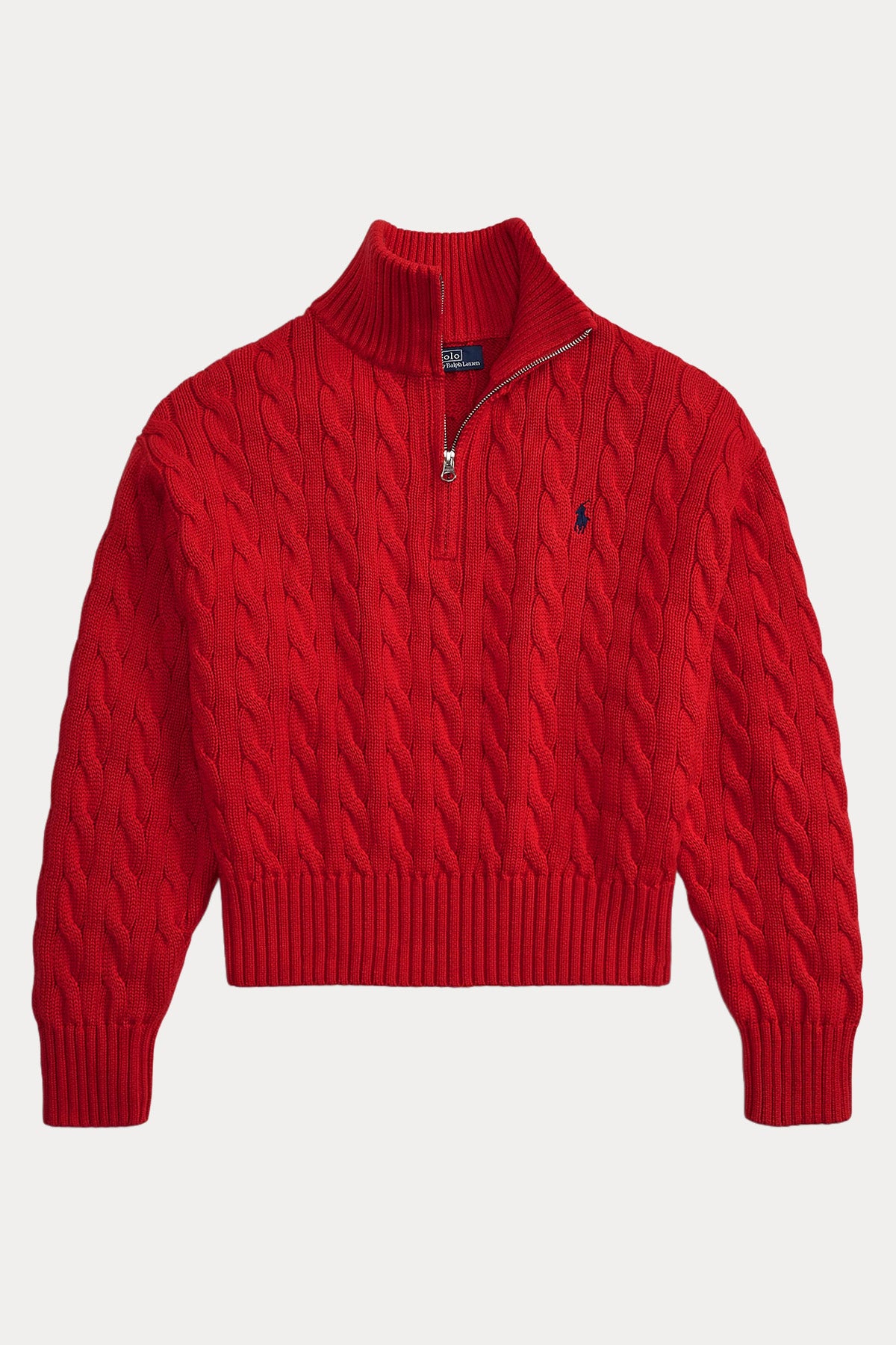 Polo Ralph Lauren Relaxed Fit Perkins Yaka Saç Örgü Triko