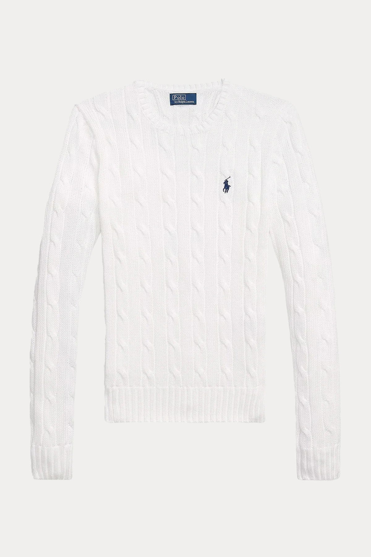 Polo Ralph Lauren Slim Fit Yuvarlak Yaka Saç Örgü Triko