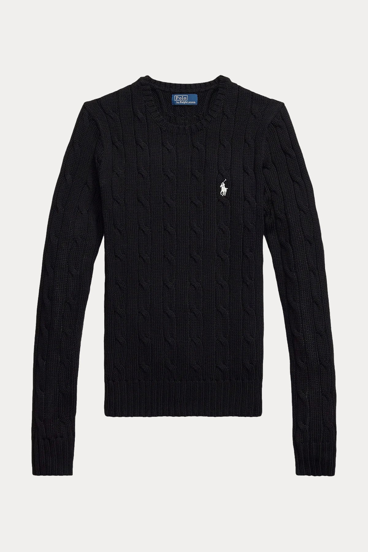 Polo Ralph Lauren Slim Fit Yuvarlak Yaka Saç Örgü Triko