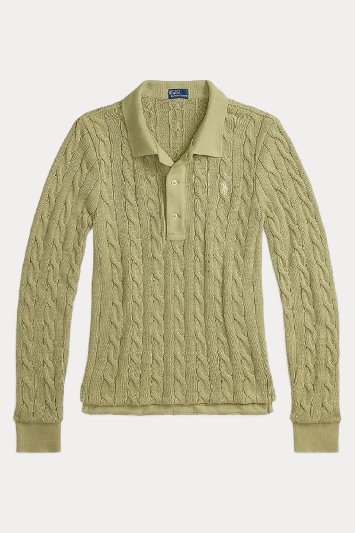 Polo Ralph Lauren Regular Fit Polo Yaka Saç Örgü Triko