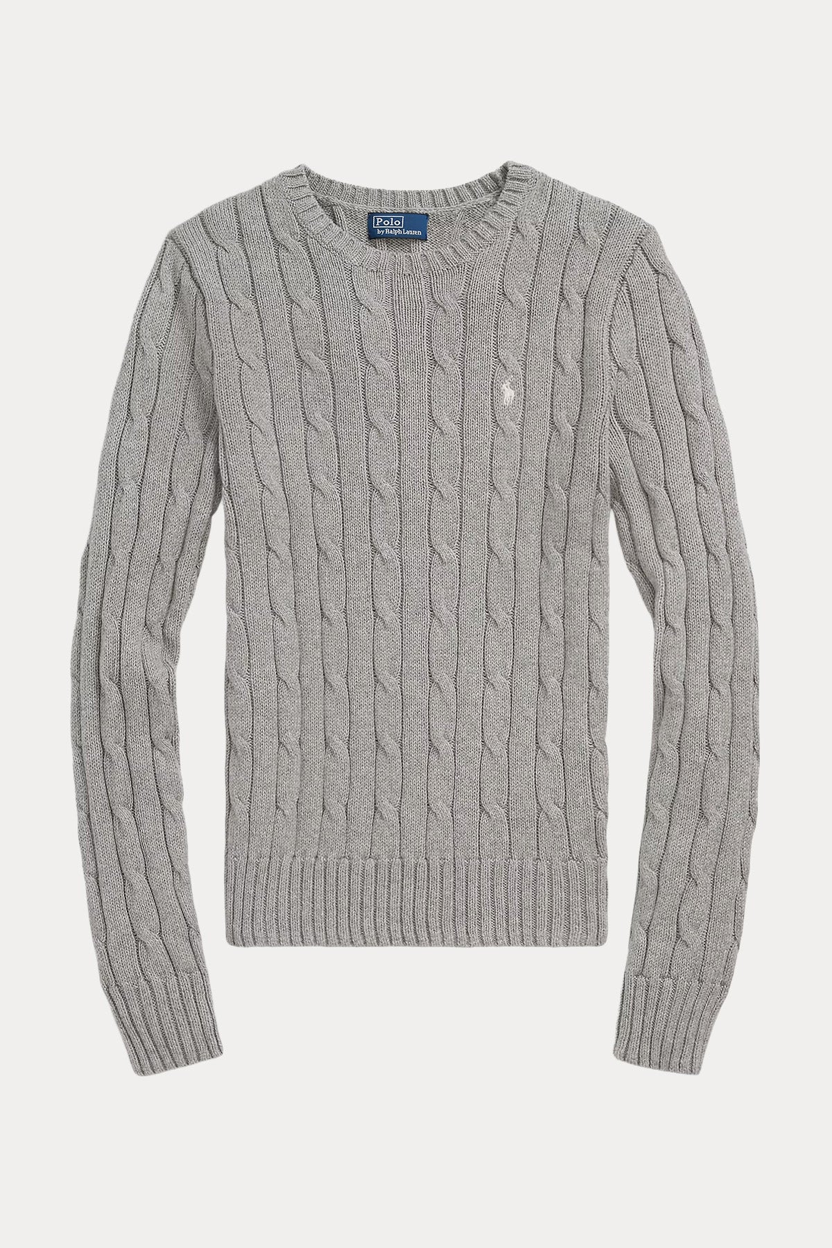 Polo Ralph Lauren Slim Fit Yuvarlak Yaka Saç Örgü Triko-Triko-Libas