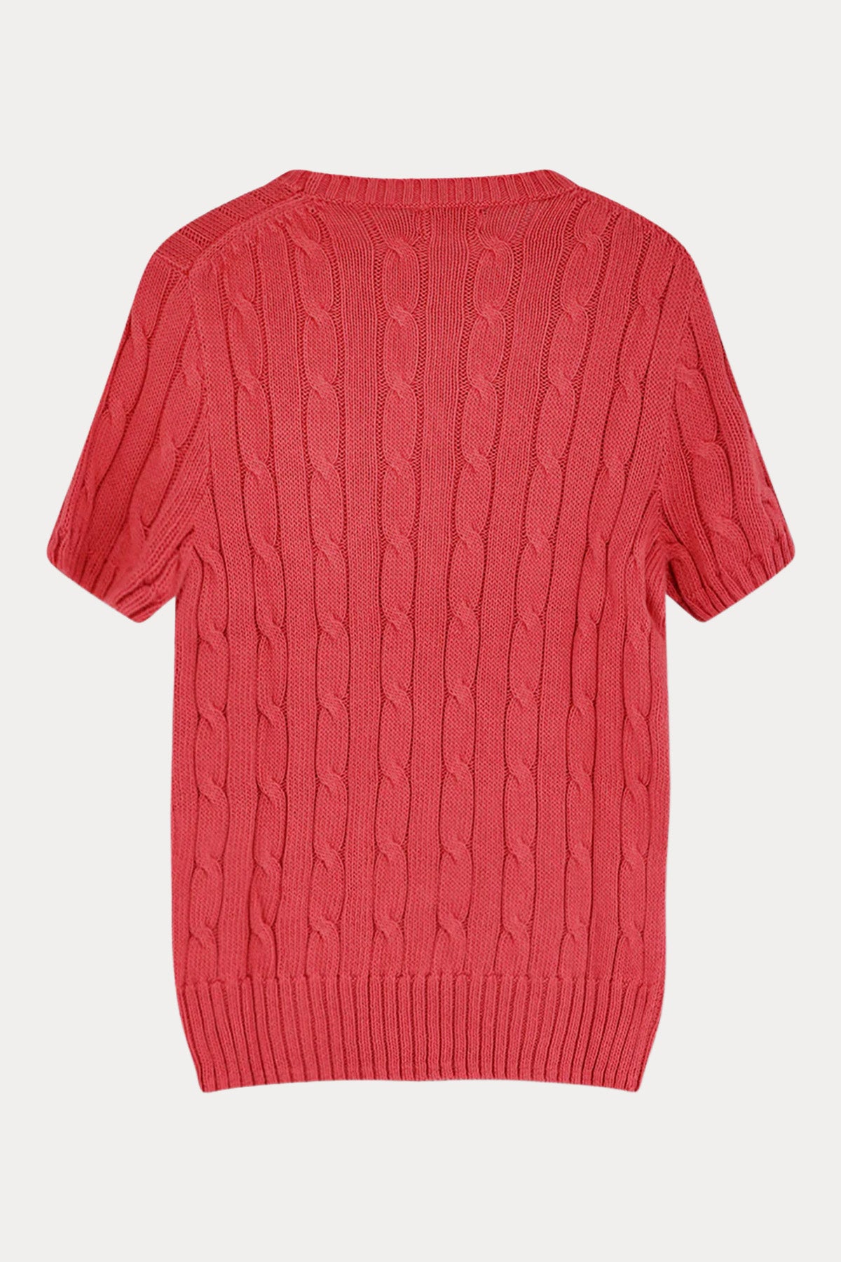 Polo Ralph Lauren Slim Fit Cep Detaylı Saç Örgü Triko-Triko-Libas