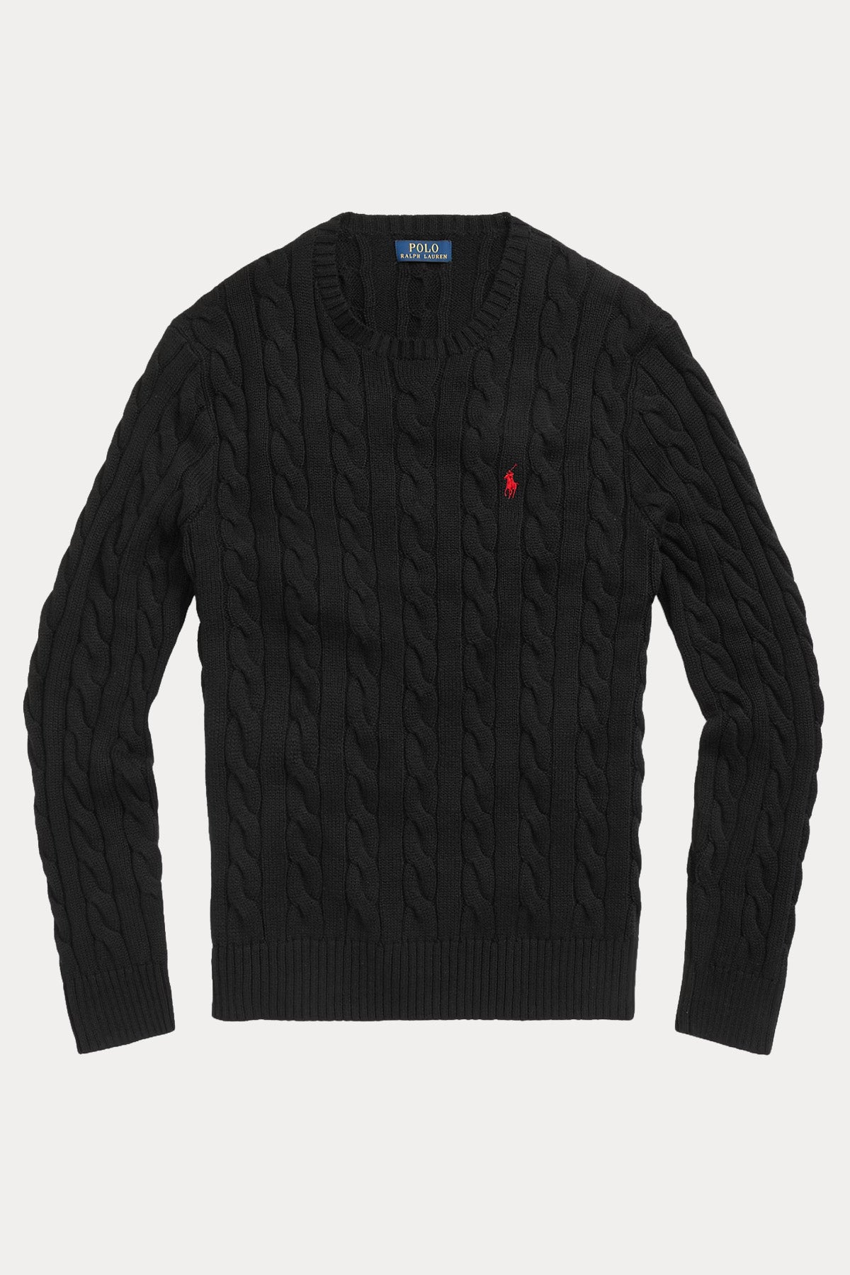 Polo Ralph Lauren Yuvarlak Yaka Saç Örgü Triko