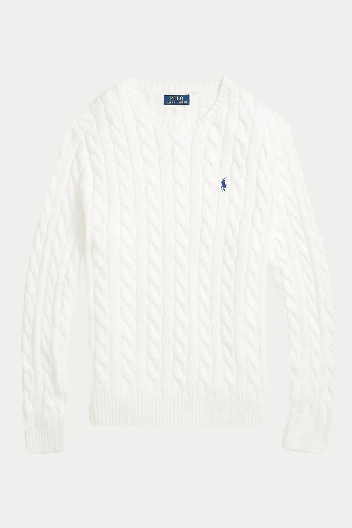 Polo Ralph Lauren Yuvarlak Yaka Saç Örgü Triko