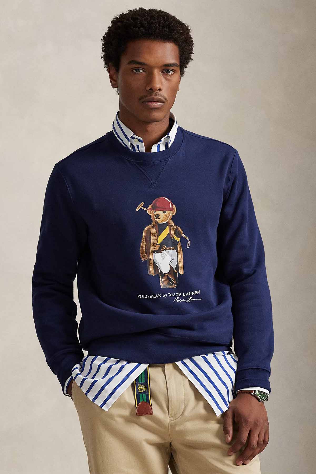 Polo Ralph Lauren Regular Fit Polo Bear Şardonlu Sweatshirt