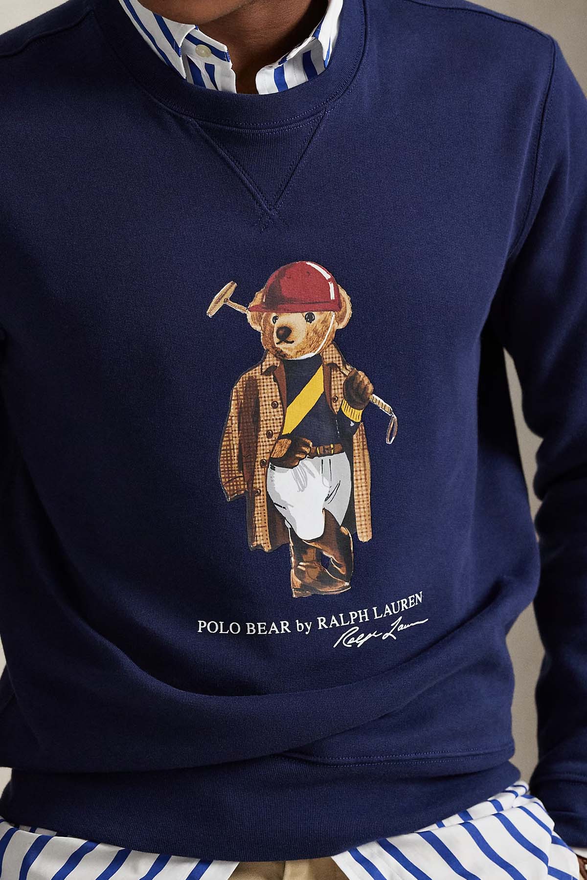 Polo Ralph Lauren Regular Fit Polo Bear Şardonlu Sweatshirt