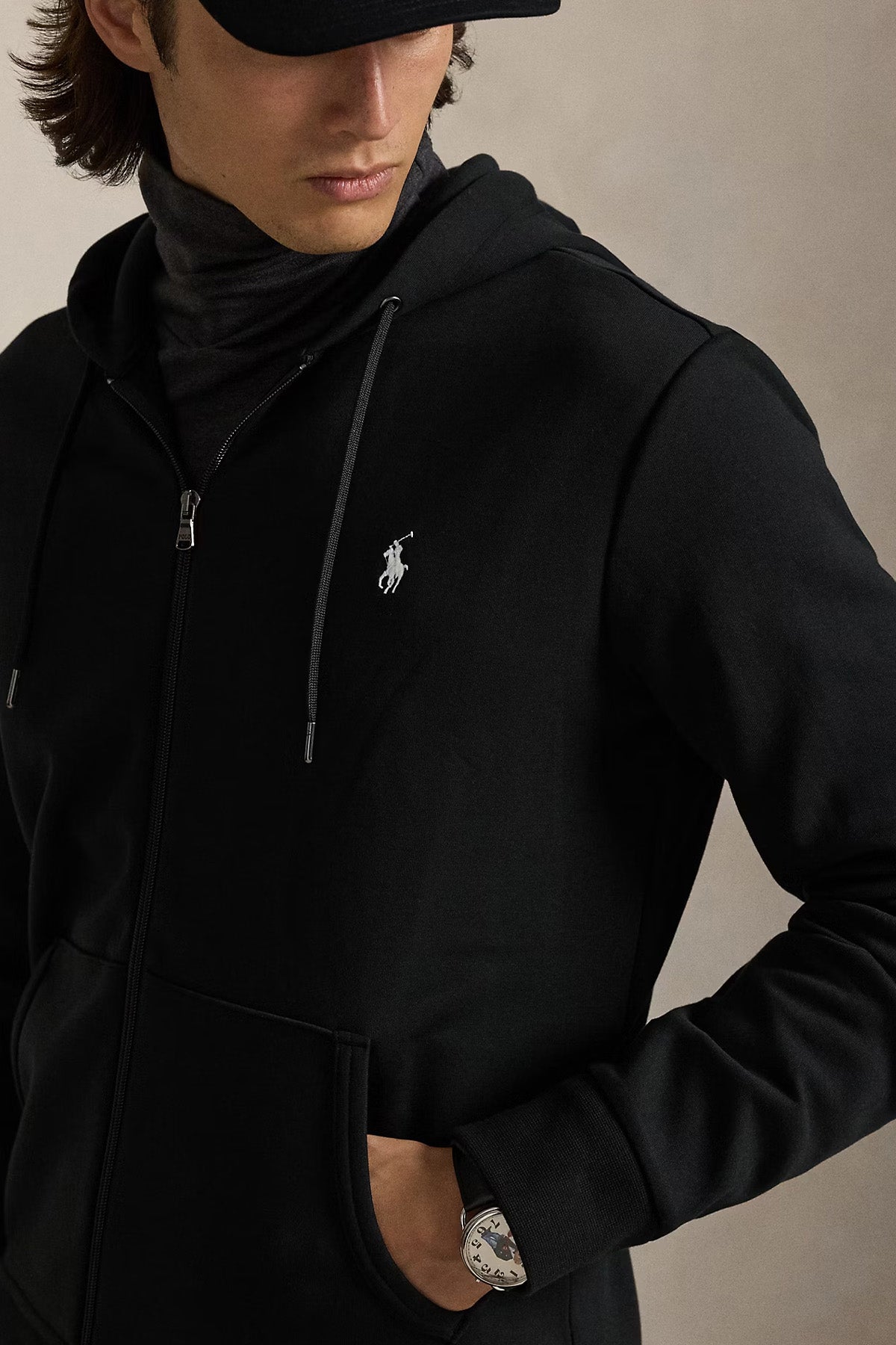 Polo Ralph Lauren Fermuarlı Kapüşonlu Sweatshirt Ceket