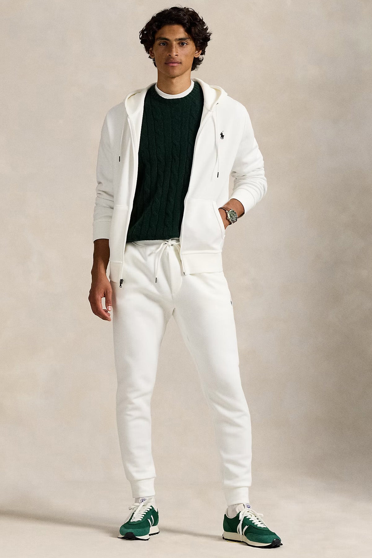 Polo Ralph Lauren Fermuarlı Kapüşonlu Sweatshirt Ceket-Ceket-Libas