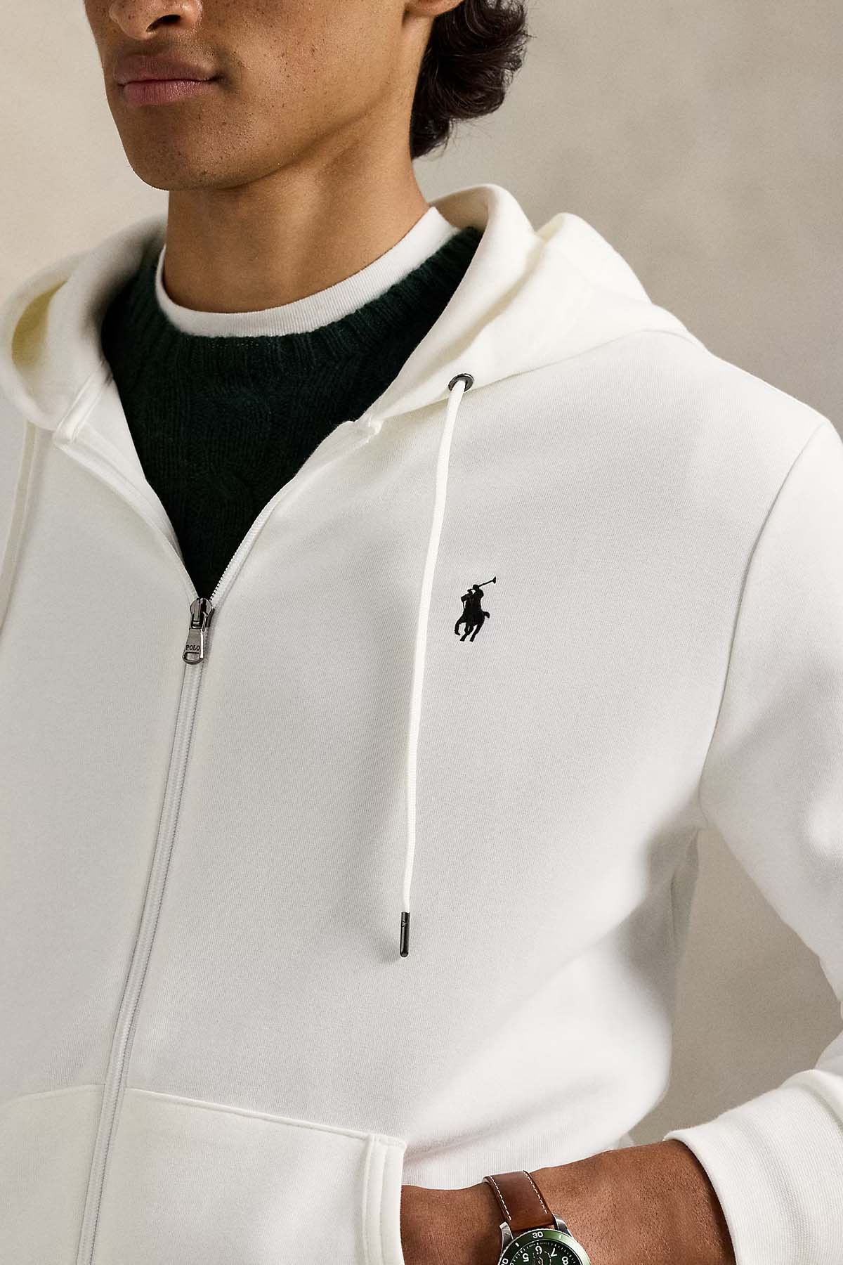 Polo Ralph Lauren Fermuarlı Kapüşonlu Sweatshirt Ceket-Ceket-Libas