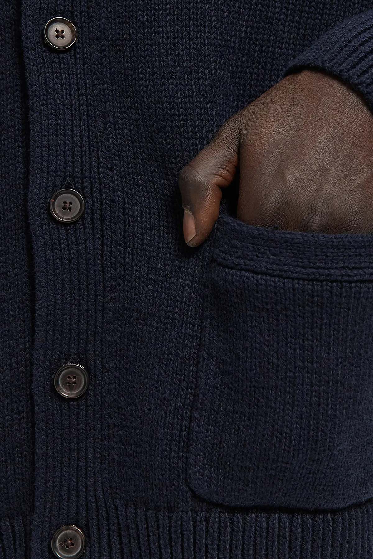 Polo Ralph Lauren Regular Fit V Yaka Örgü Triko Ceket