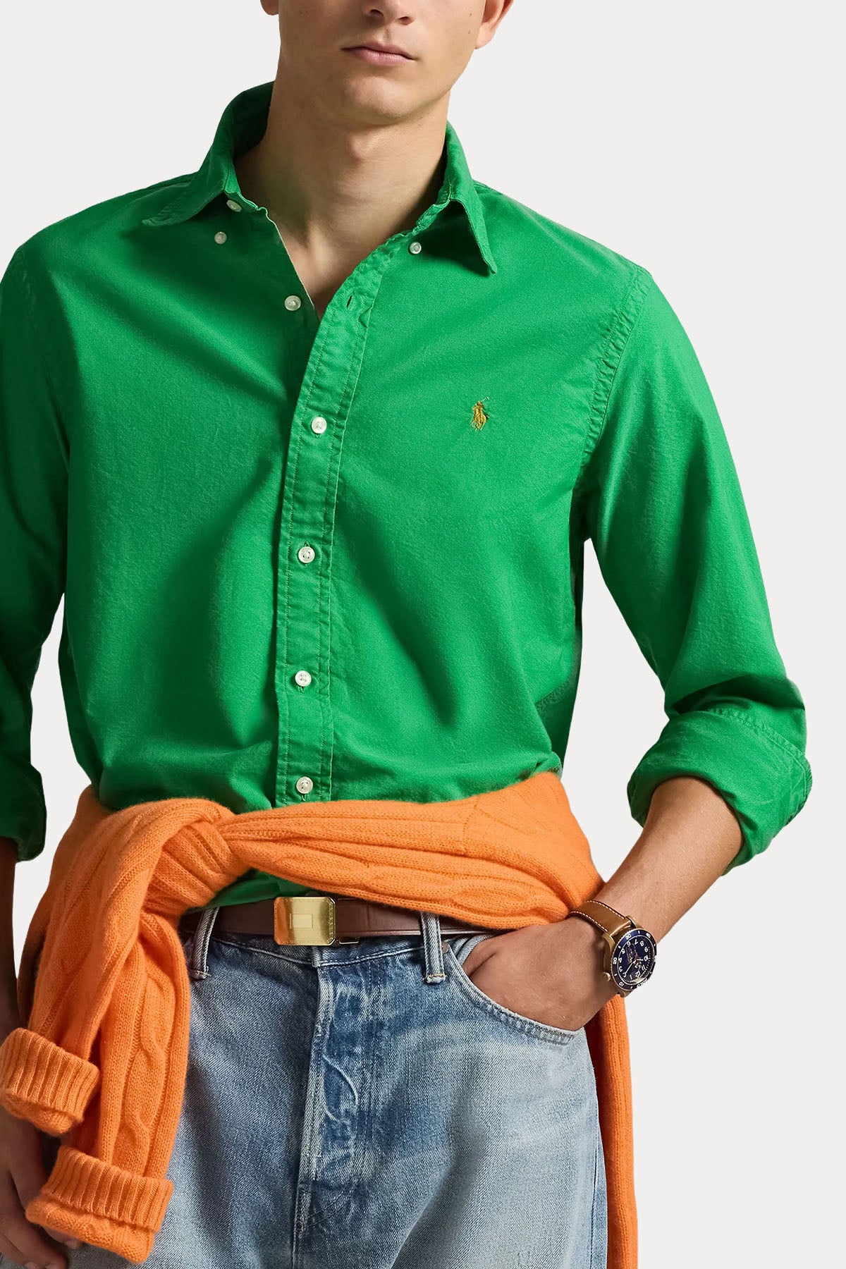 Polo Ralph Lauren Custom Fit Oxford Gömlek