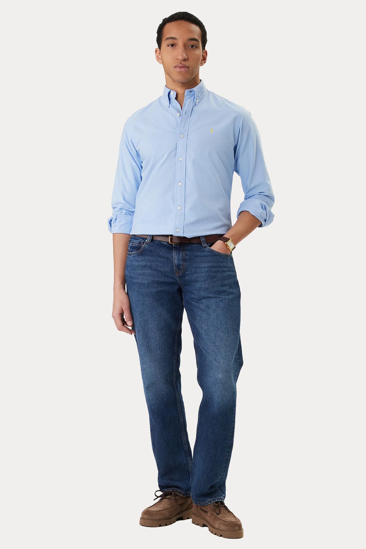 Polo Ralph Lauren Custom Fit Oxford Gömlek-Gömlek-Libas