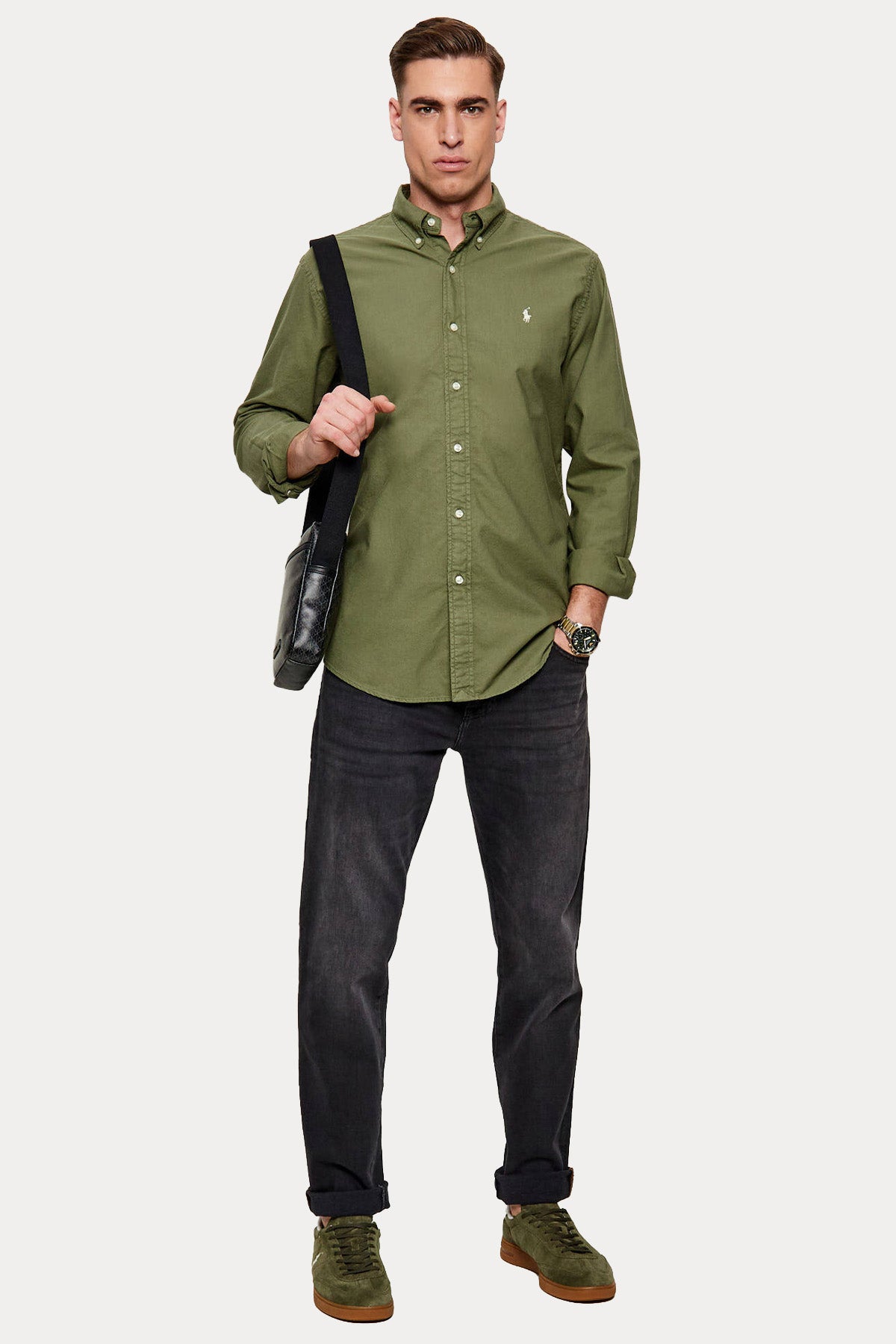 Polo Ralph Lauren Custom Fit Oxford Gömlek