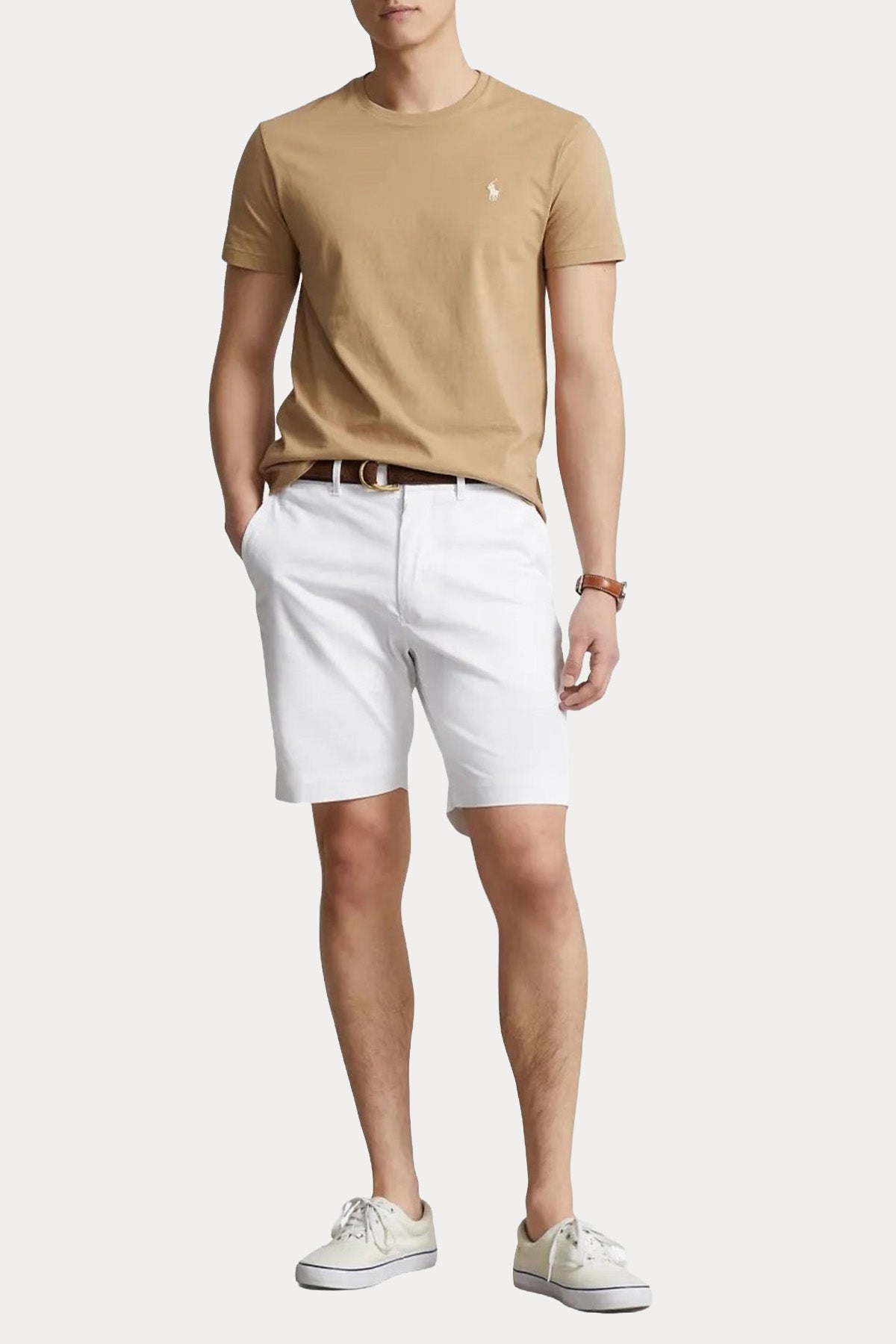 Polo Ralph Lauren Custom Slim Fit Yuvarlak Yaka T-shirt